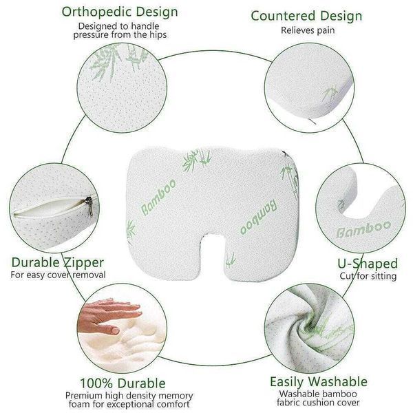 Ортопедична, анатомична възглавница с мемори пяна и бамбукови нишки