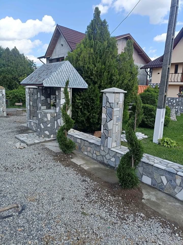 Piatra naturala si gratare montaj si transport
