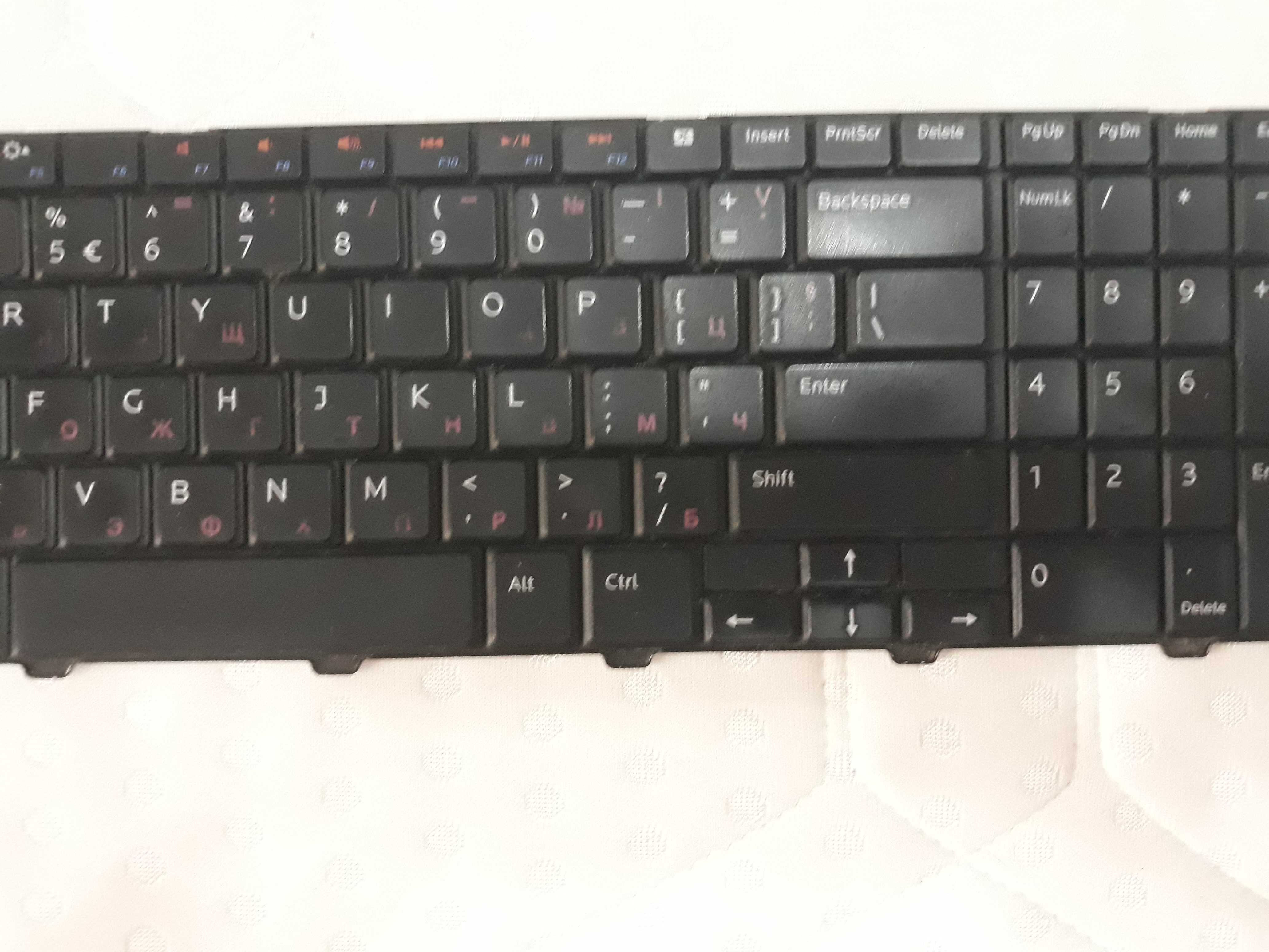 Tastatura laptop Dell cu alfabetul rus chirilic