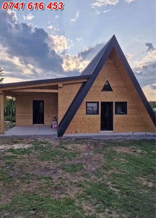 Executam case din lemn stil A frame la comanda clientului