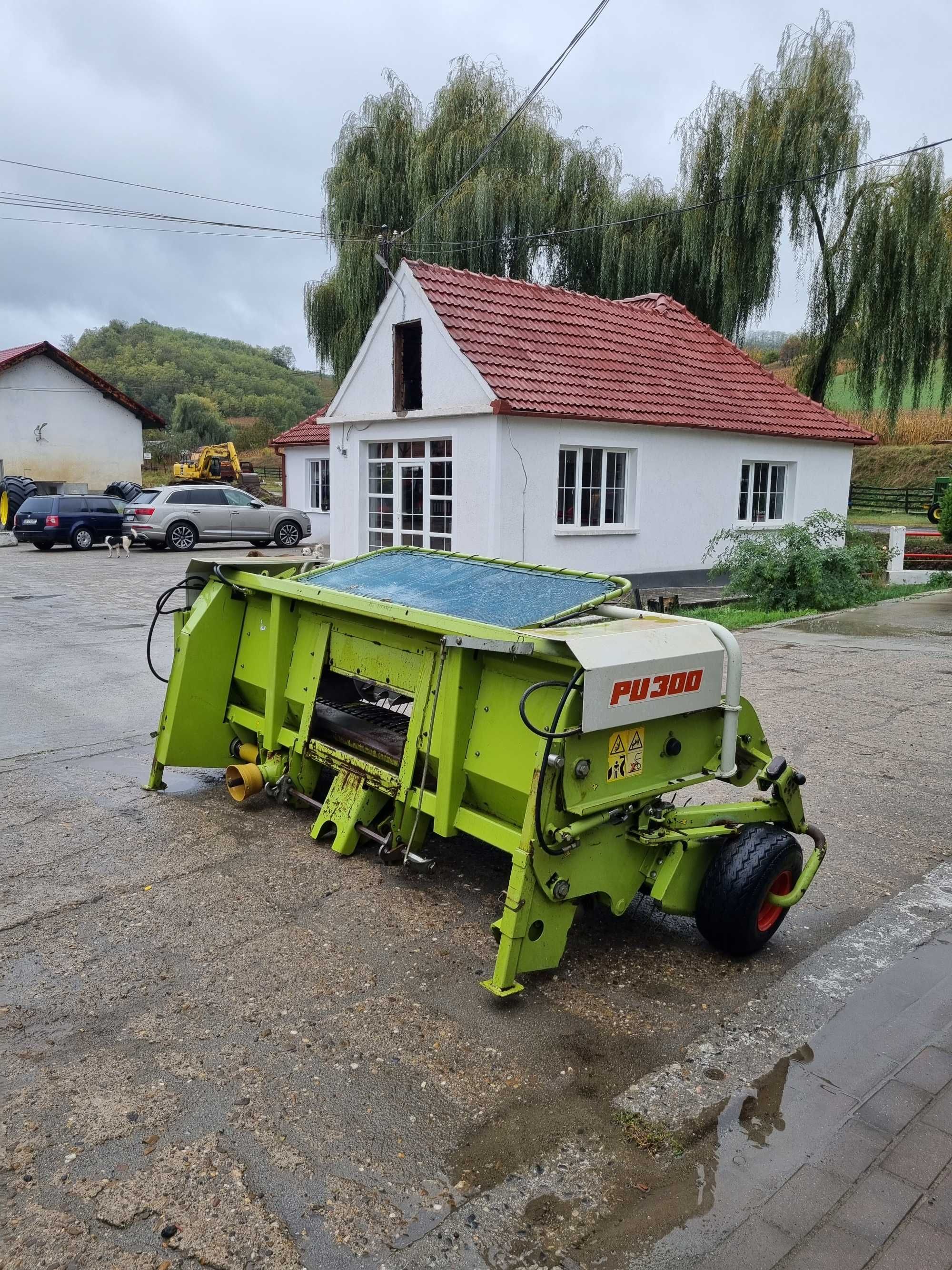 Schimb cu ingrasaminte/seminte/auto Heder/masa semifân Claas PU300