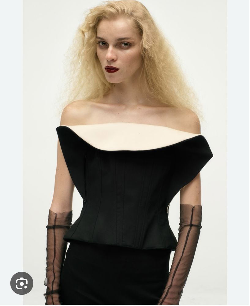 Корсет-  Zara ,хс размер двуцветен.