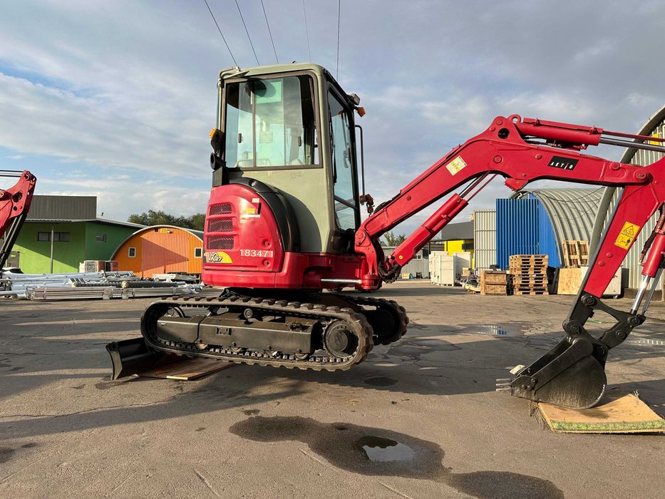 Миниэкскаватор Yanmar VIO27 3тонны, кран, глубиномер, печка