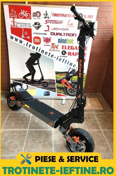 Trotineta KuKirin G4 Motor 2000W, 70km/h, HIDRAULICA Model de TOP! NOU
