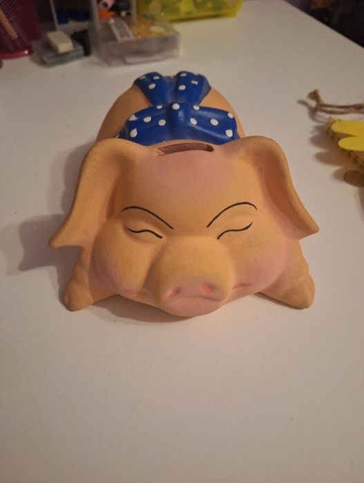 Vintage касичка прасенце