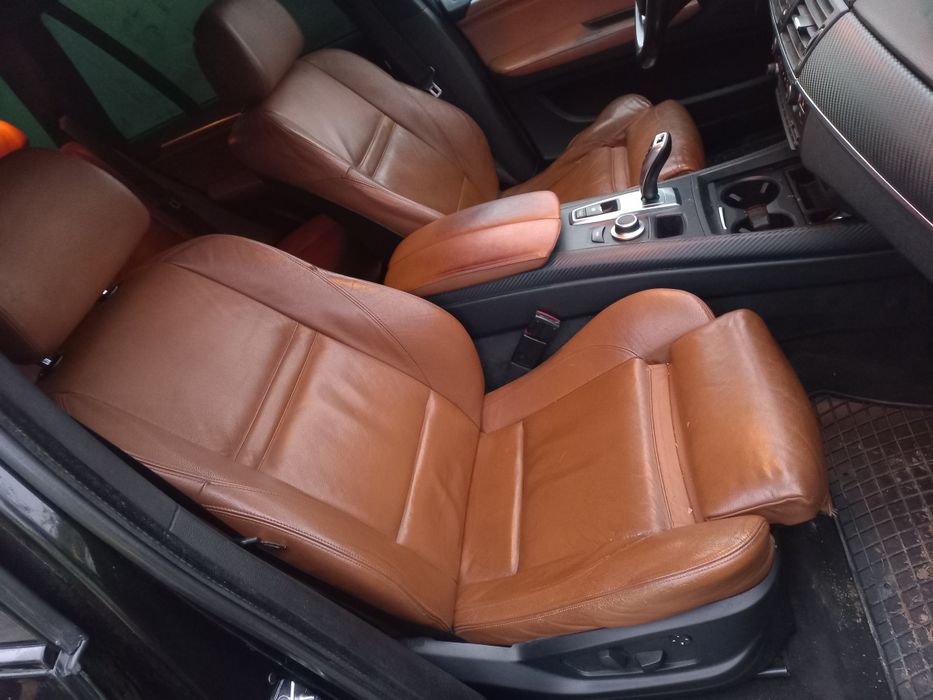 Interior recaro piele coniac incalzit bmw x5 e70