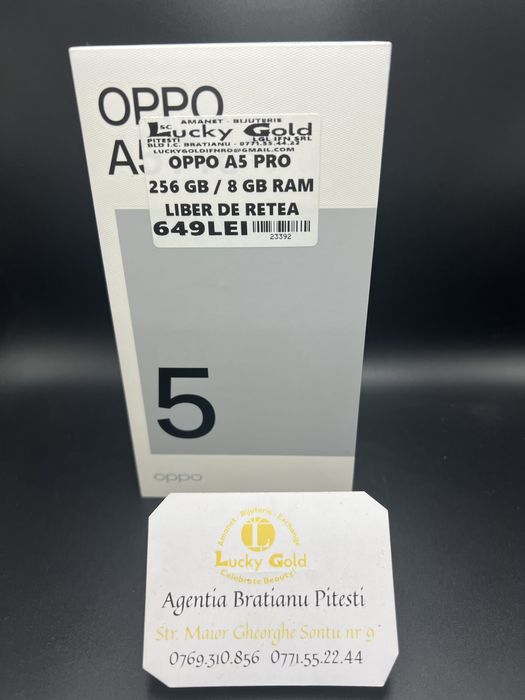 Oppo A5 Pro 256gb 8gb Ram cod produs 23392
