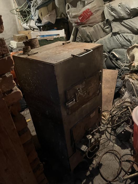 Печь газовая можно и на газе и на дровах