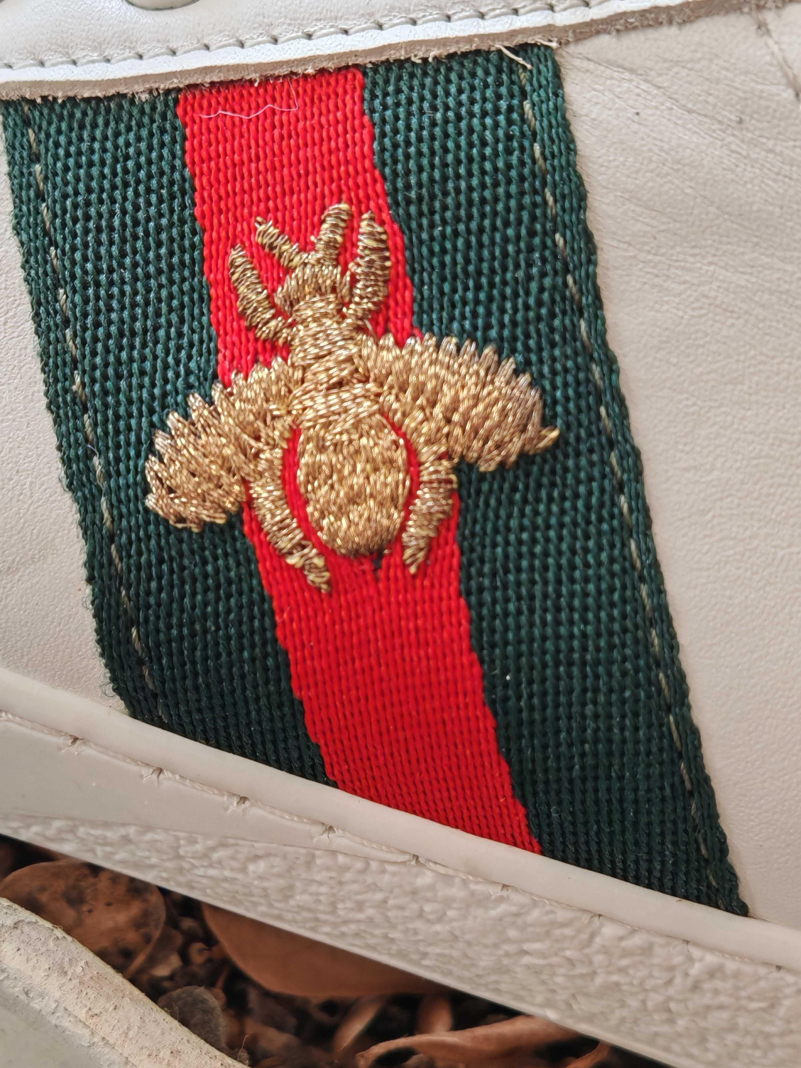 Оригинални Дамски Италиански Маратонки GUCCI 38 р-р Меки и Удобни