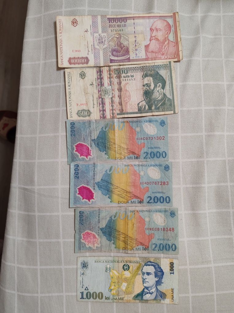 Monezi și bacnote vechi