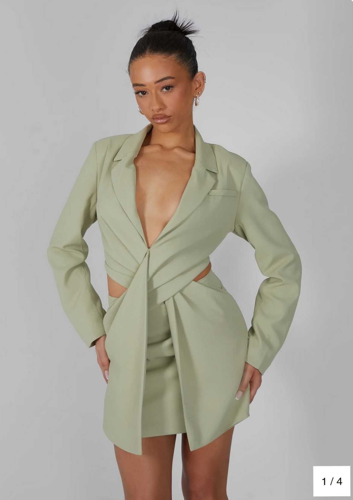 KAIIA brand twisted blazer dress