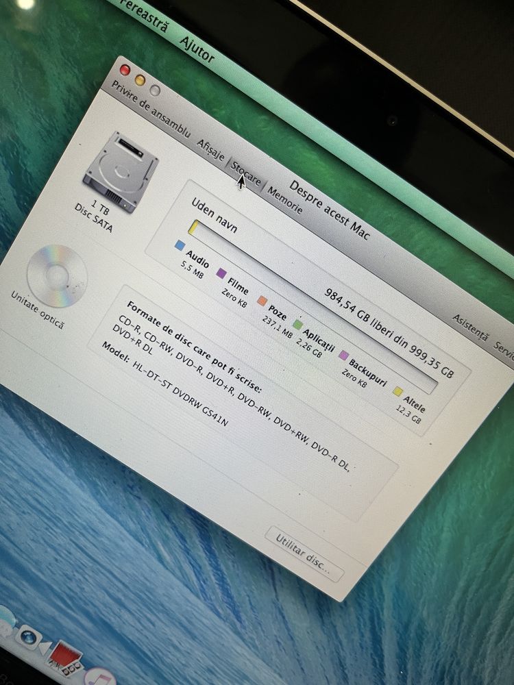 Macbook pro i5 ,1 TB,late 2011