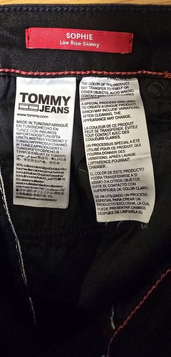 Нови. Дамски оригинални дънки.  TOMMY JEANS SOPHIE LR SKINNY