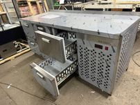 Холодильный морозильный стол холодильник нержавейка морозильник