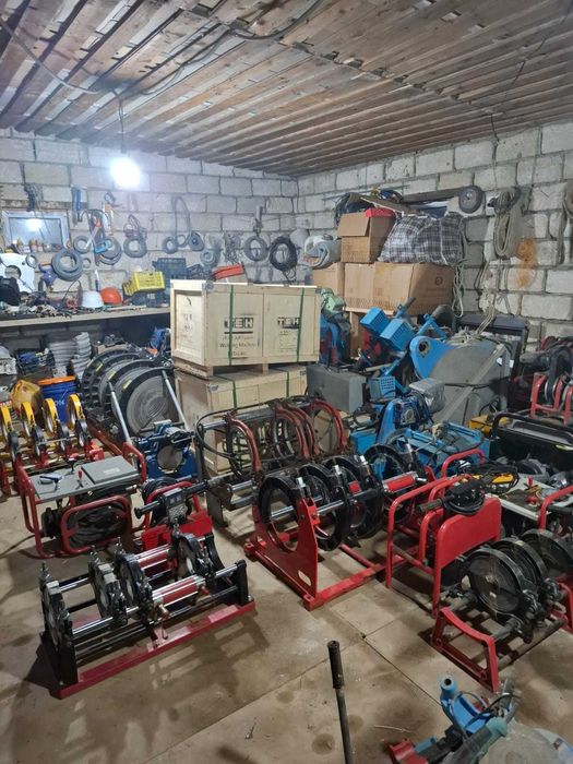 Продажа аппаратов для стыковой сварки ПЭ труб (20–1200 мм)