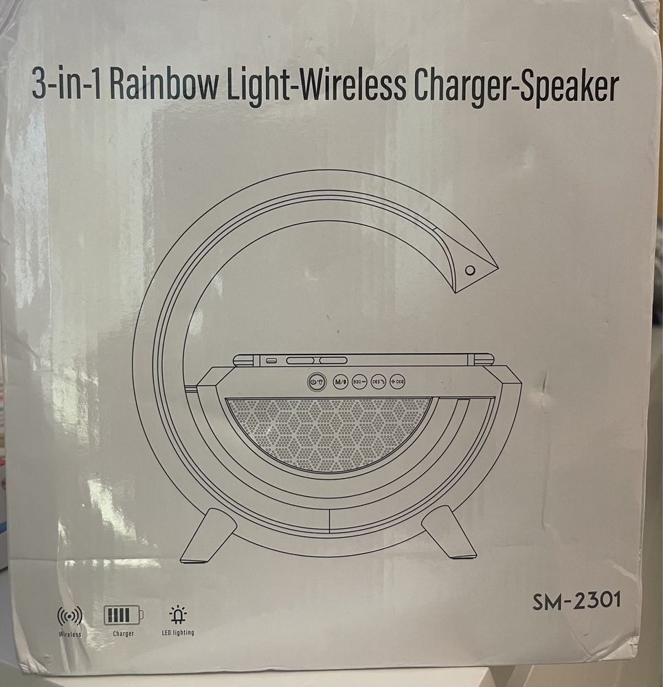 3 in 1 Speaker Wireless Charger SM 2301