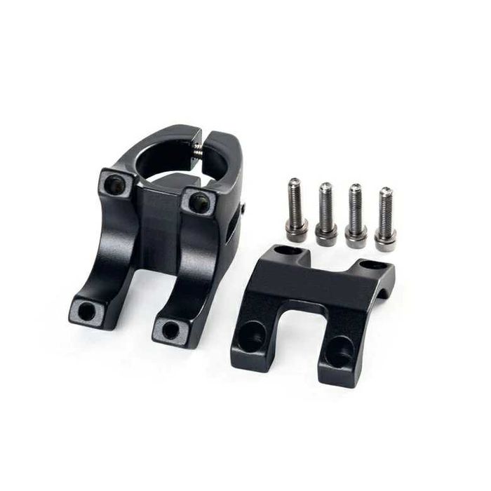 Pipa ghidon scurta bicicleta MTB 31.8 WAKE neagra