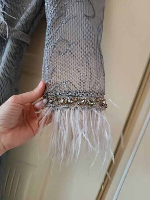 Официална рокля с камъни