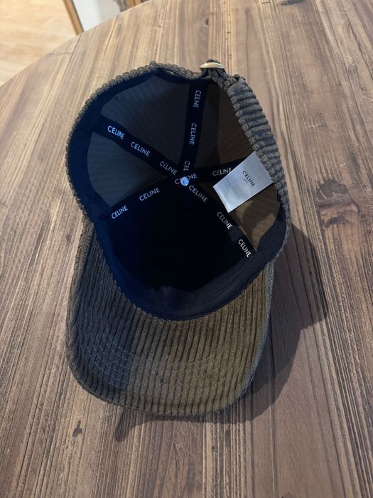 Sapca Celine Triomphe Baseball Corduroy M noua originala