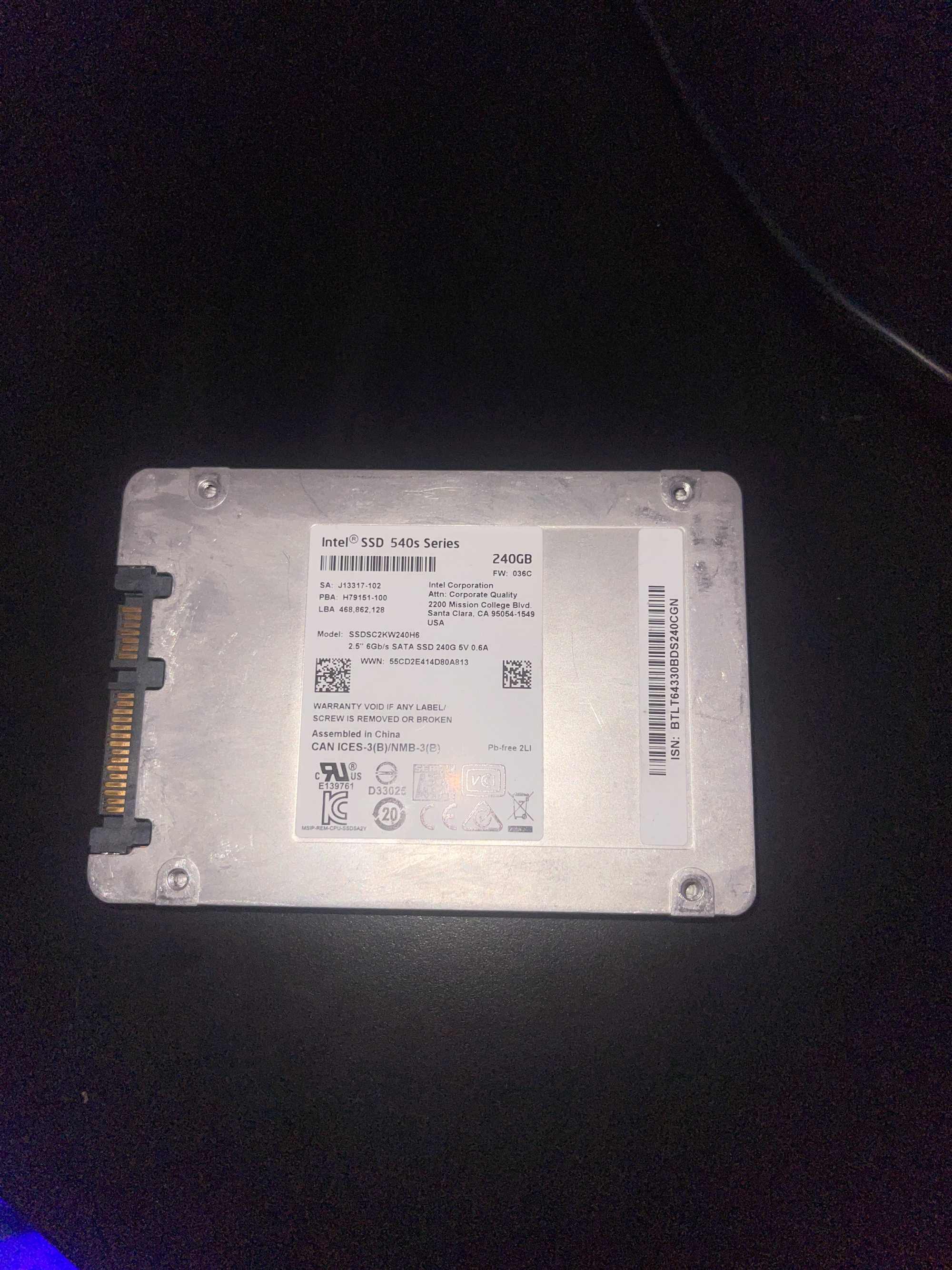 SSD INTEL 240GB 2.5 (2 bucati)