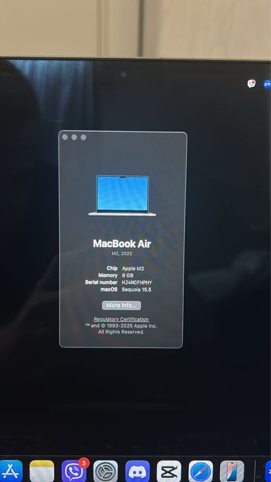 * РАЗПРОДАЖБА * MacBook Air M2 2022