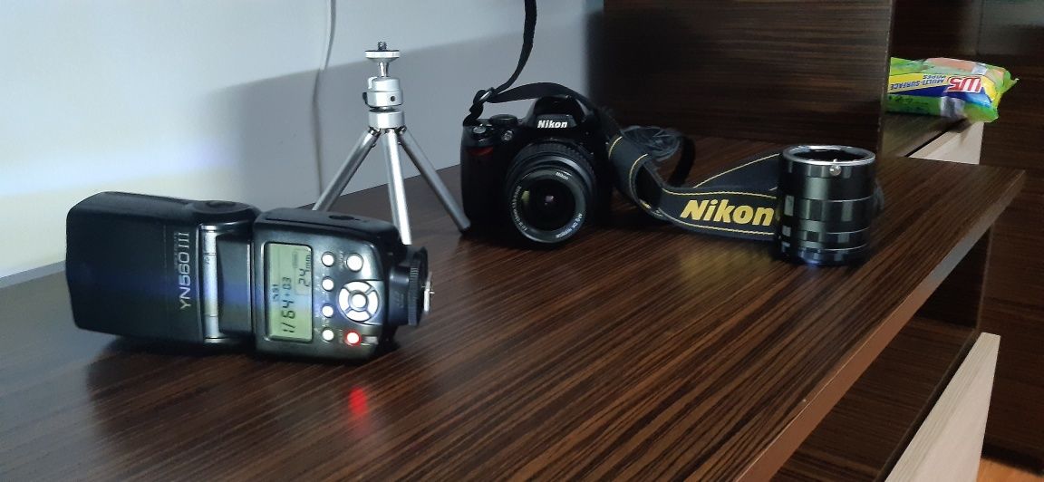 Aparat foto Nikon D40+accesorii