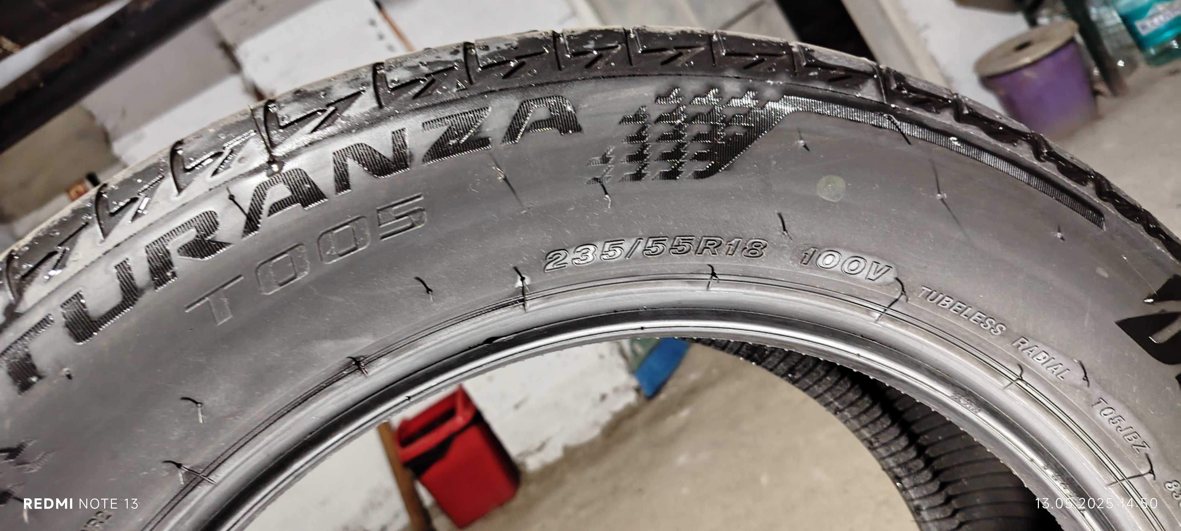 Set 4 anvelope de vara bridgestone.
