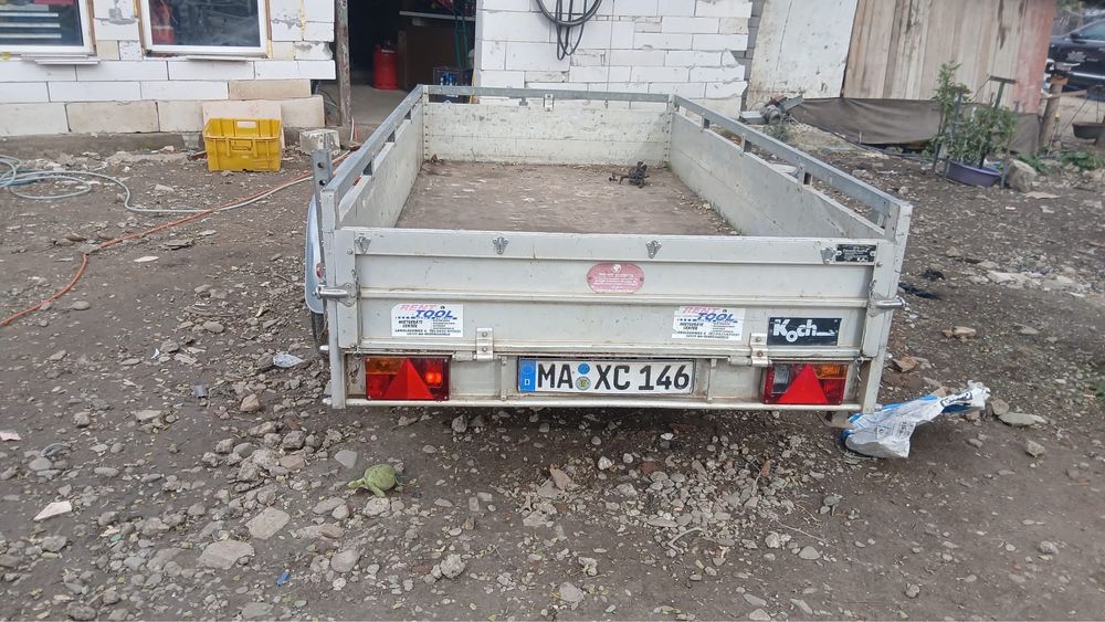 Remorca doua axe  2.500 kg (2.5 tone)