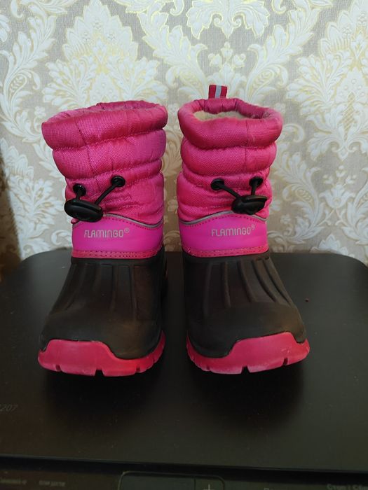 Сапоги детские весна осень Фламинго