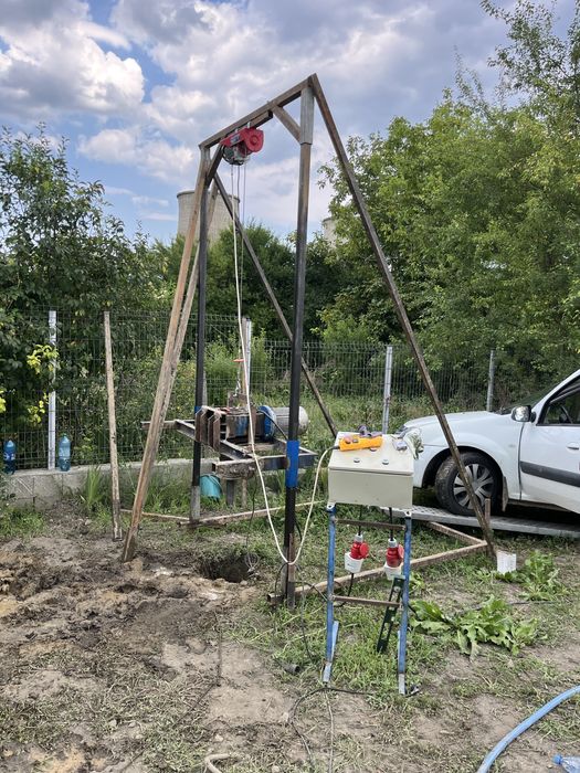 Instalatie de forat puturi apa
