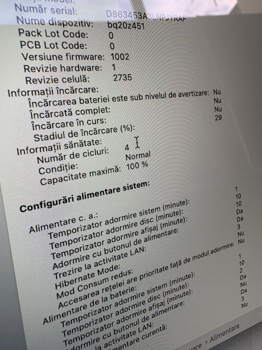Macbook Air M1 13.3” 2021 512Gb SSD - 4 incarcari
