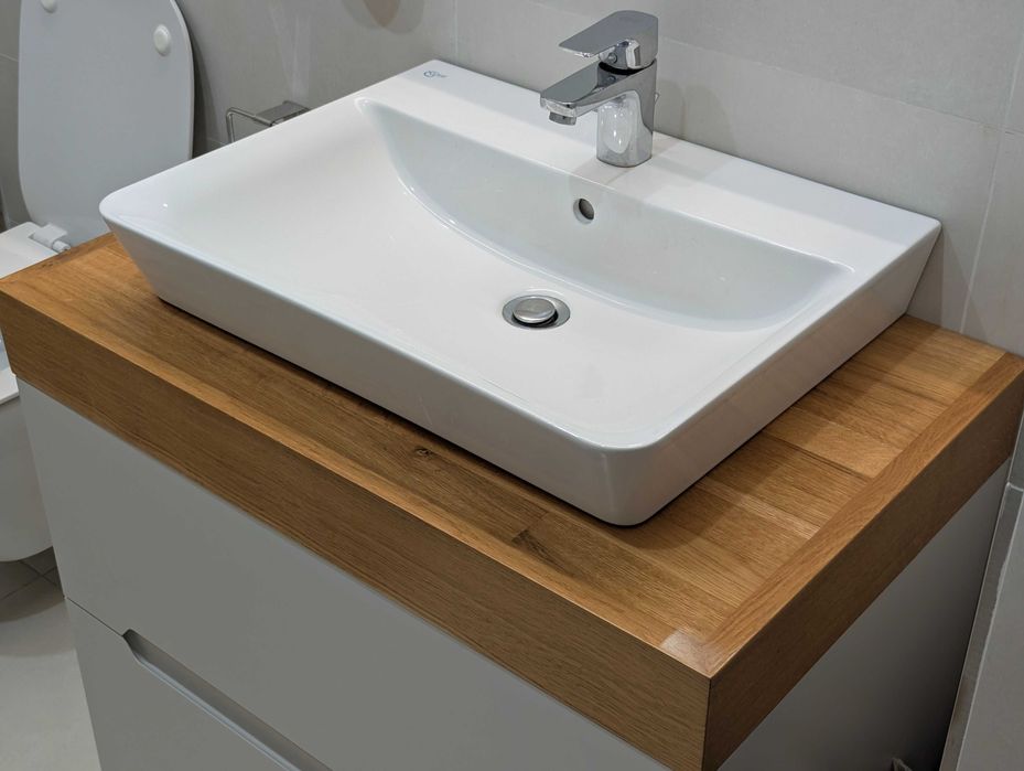 Lavoar / chiuveta baie Ideal Standard Connect Air Cube 60x46 cm, alb