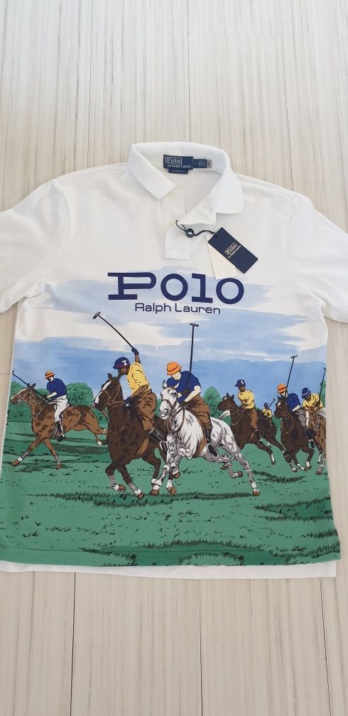 POLO Ralph Lauren Multi Pique Classic Fit  M НОВО ОРИГИНАЛ Мъж Тениска