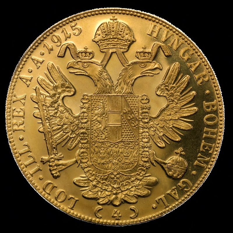 Moneda din Aur, 4 Ducat Francisc Iosif Austria