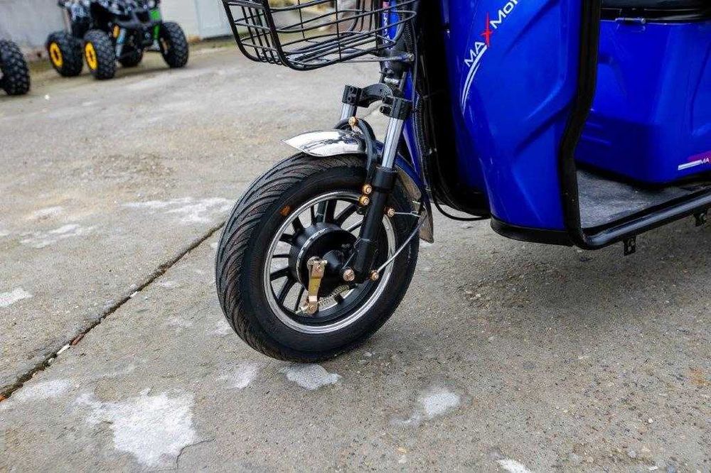 Електрическа Двуместна Триколка CARGO LUX 1500W - BLUE