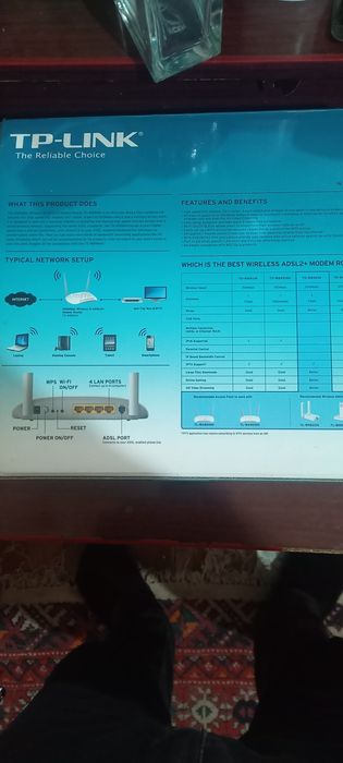 TP-Link router ishlab turibdi