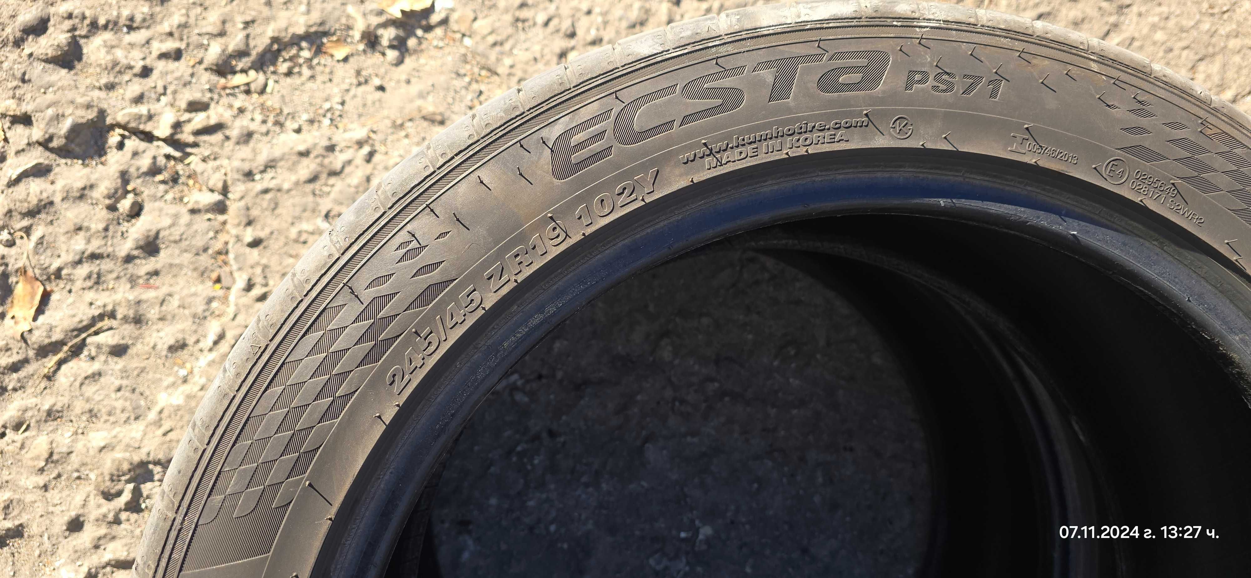Kumho Ecta PS71 245 45 R19 102Y