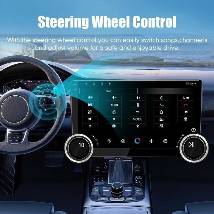 Мултимедия 10.1" 2GB/64GB с Wireless CarPlay & Android Auto   А239