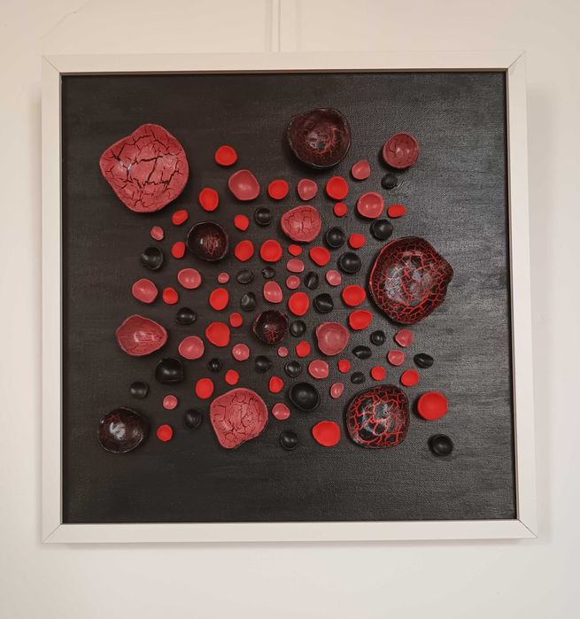 Tablou abstract modern – lucrare originală, realizată manual