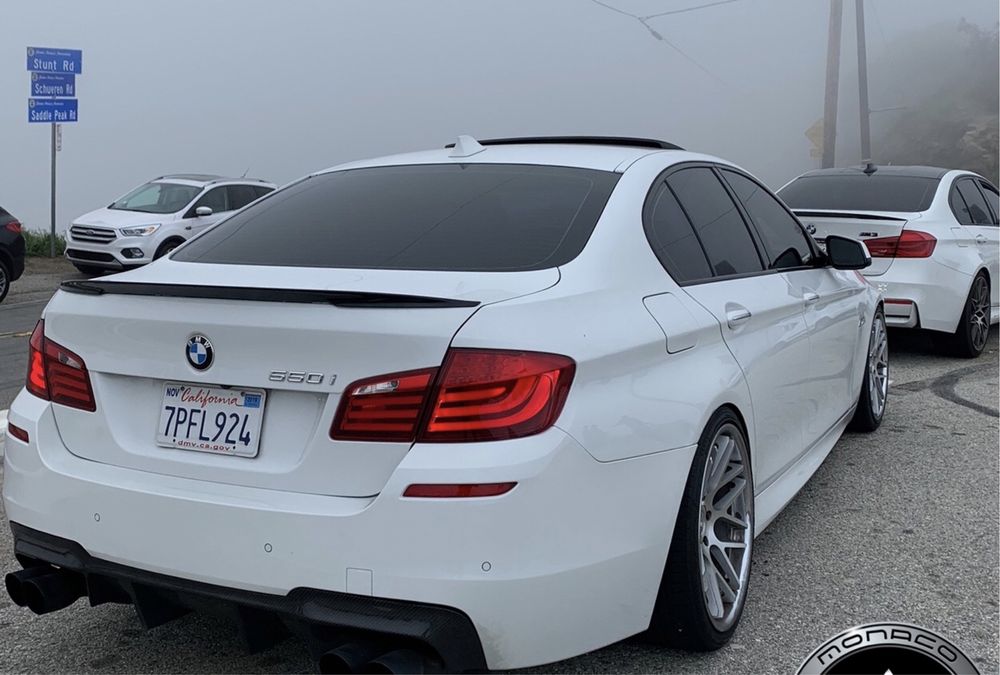 Лип спойлер багажник BMW F10 5 сериа lip spoiler M бмв ф10 M4 style