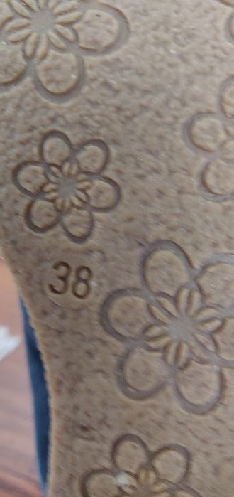 Cizme piele întoarsă albastre