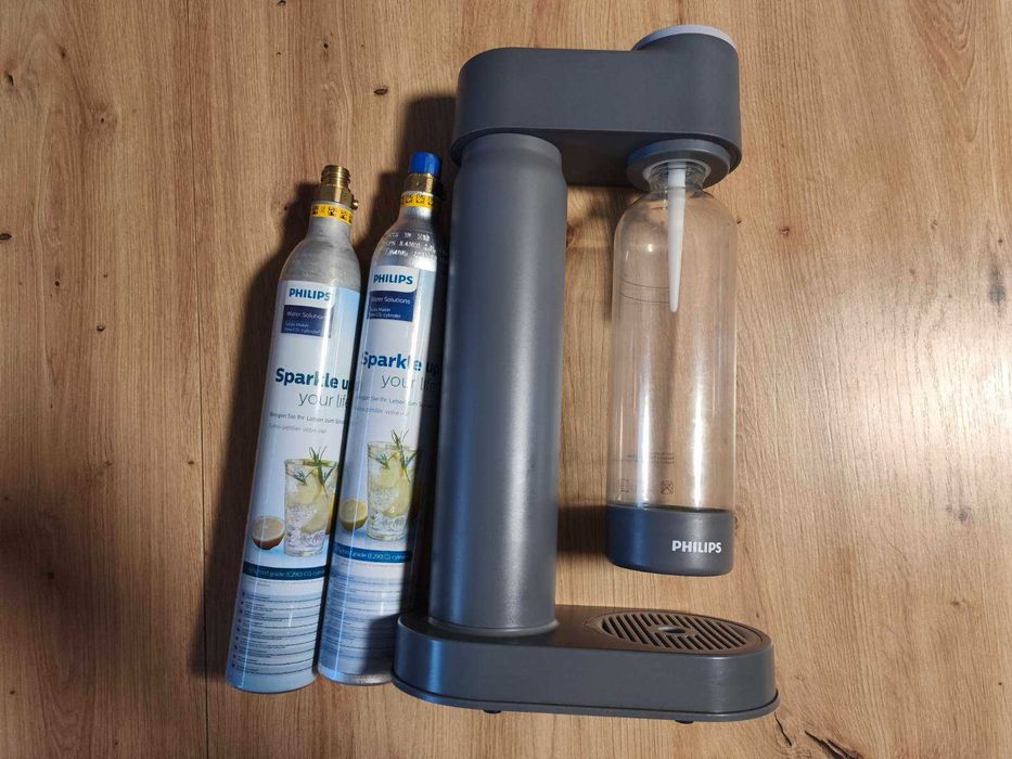 МАШИНА СОДА PHILIPS ADD4901BK/10 SODA MAKER газирана вода с 2 бутилки