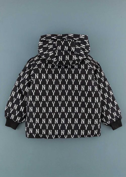 Детско яке с надписи, Черен Цвят