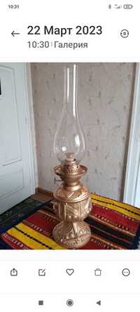 Голяма метална газена лампа "R. Ditmar Brunner Vien" - Австрия