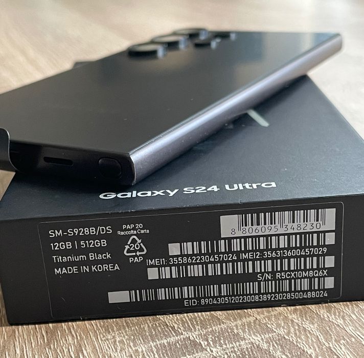 Samsung Galaxy s24 Ultra 512gb Titanium Black