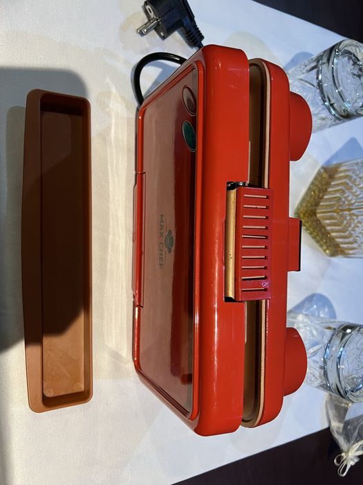 Max Chef - Електрическа скара за готвене с оттичане на мазнината