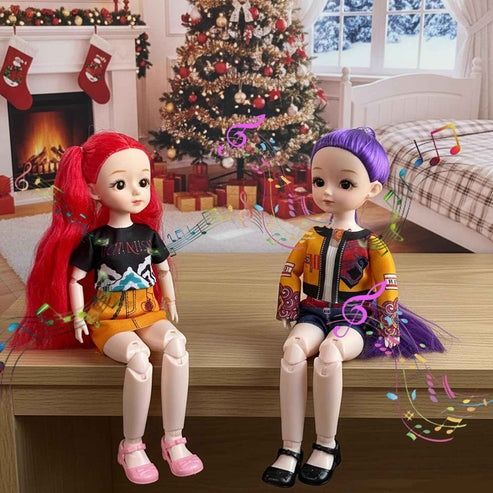 Комплект 3 броя Пееща K-POP Demon Hunters Кукла