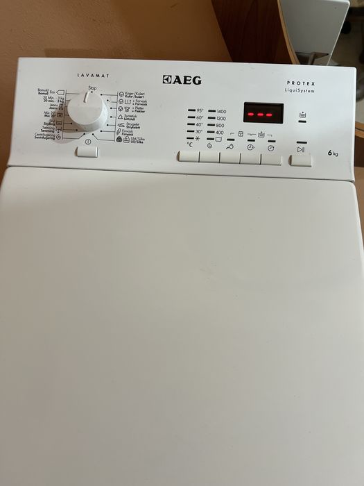 Пералня с горно отваряне ANG 6кл