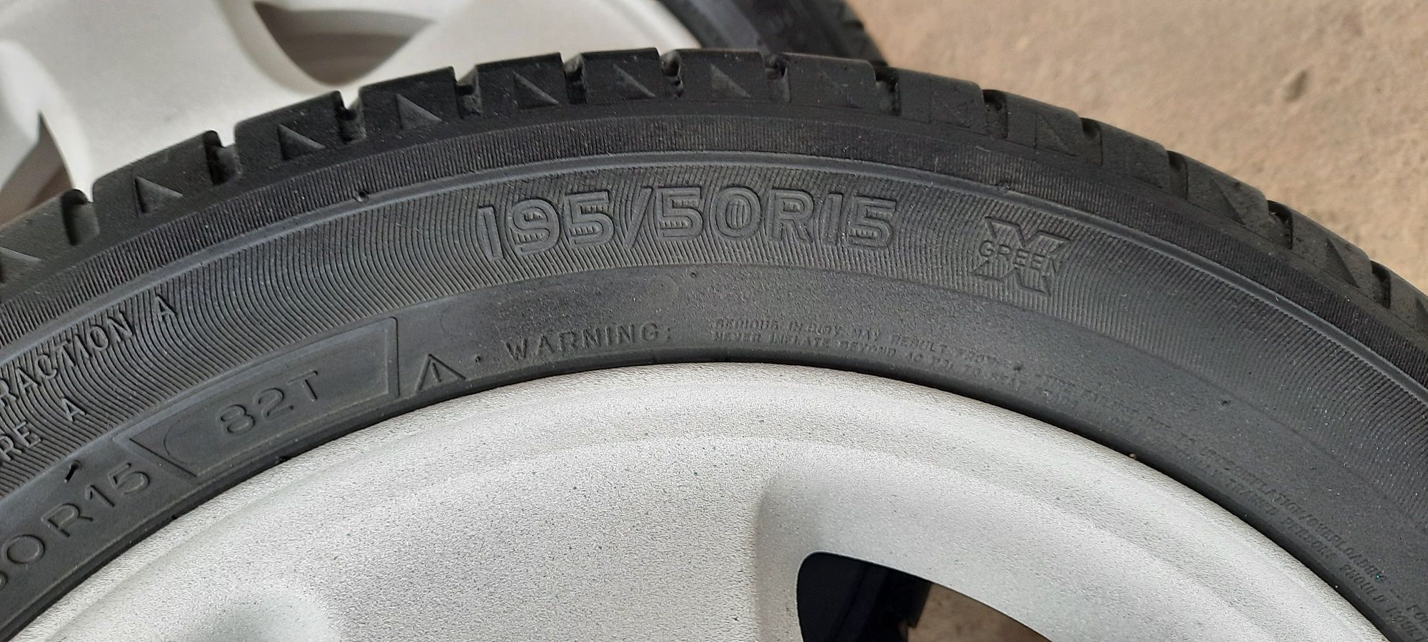 Jante Mercedes 5*112 R15+cauciucuri 195/50 R15