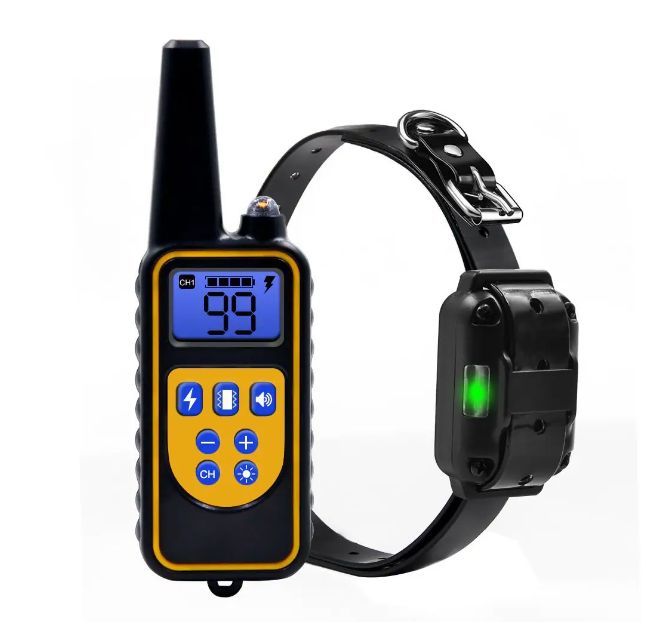 Zgarda Electrica Pentru Dresaj Caini, Reincarcabila, Rezistenta la apa